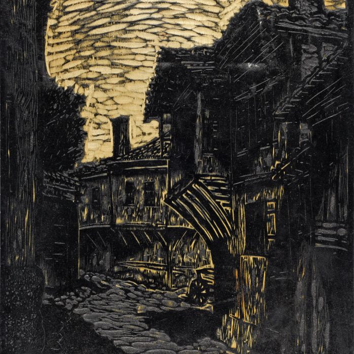 Neseber - Uliczka, z cyklu Bułgaria, Nowicki Bronisław Zygfryd