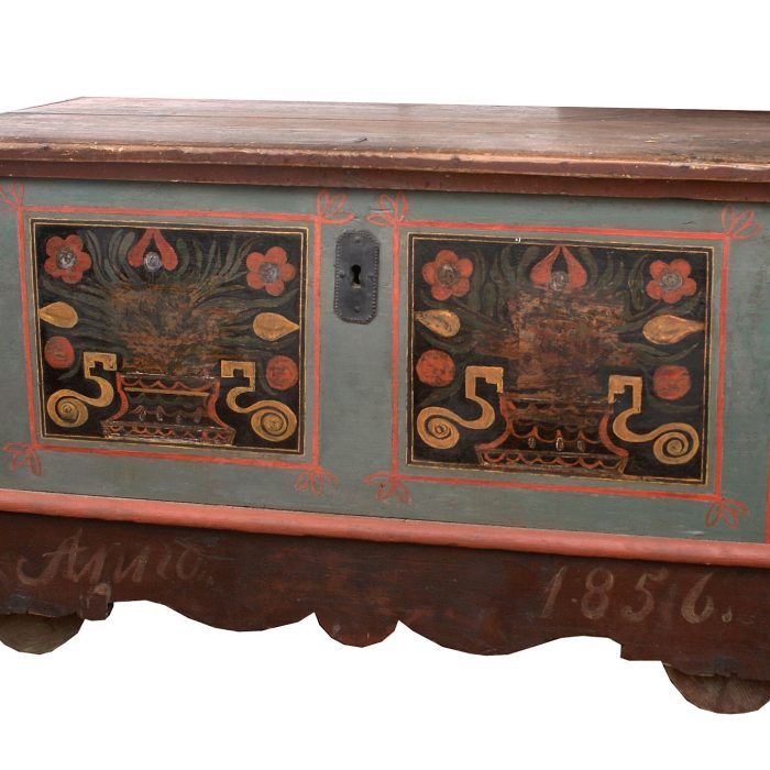 SKRZYNIA WIANNA, drewno, gwoździe, metal, żelazo