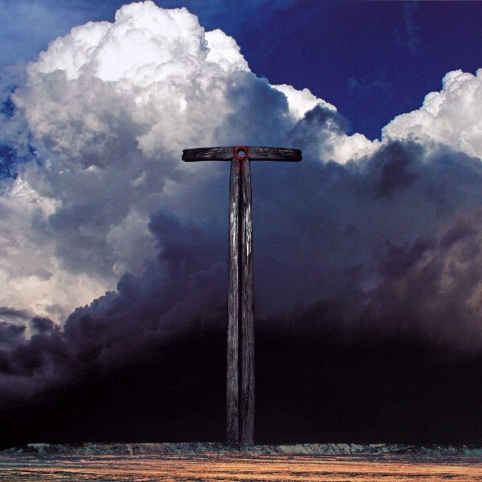 Zdzisław Beksiński Bez tytułu (Krzyż), 2000 fotomontaż komputerowy, papier biały 60,0 x 80,0 cm