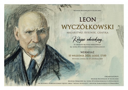 Plakat dotyczący wystawy Wyczółkowskiego wystawy 