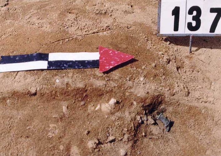 Grób jamowy w trakcie eksploracji