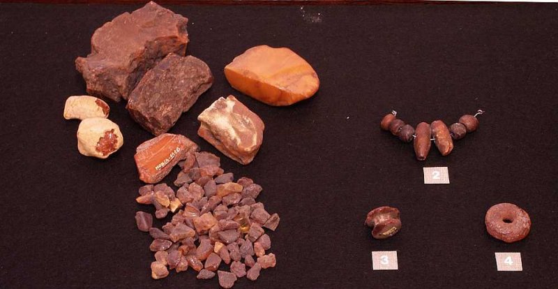 Surowiec i wyroby z bursztynu