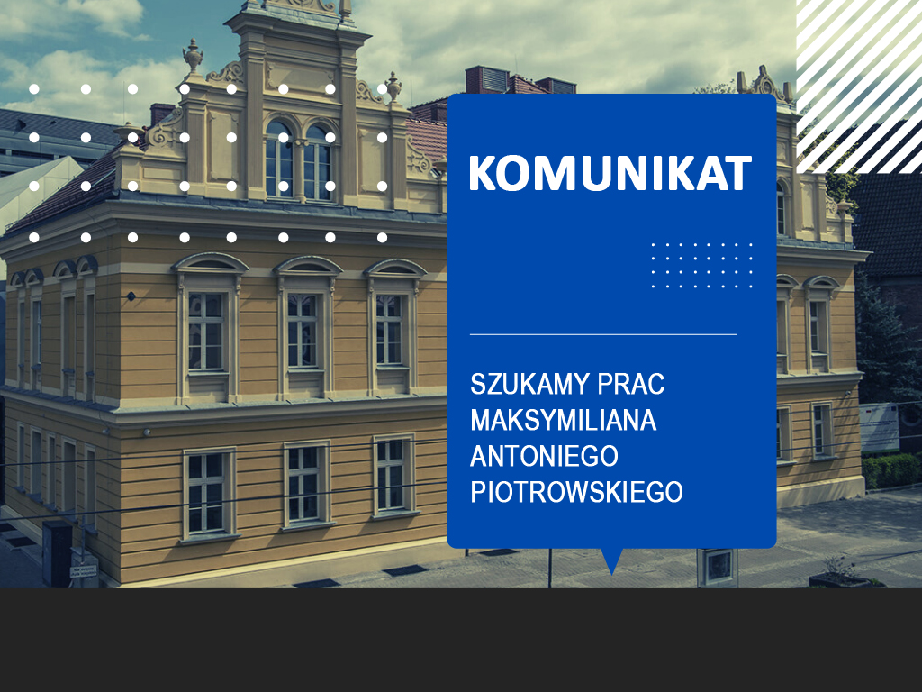Muzeum poszukuje obrazów Maksymiliana Antoniego Piotrowskiego