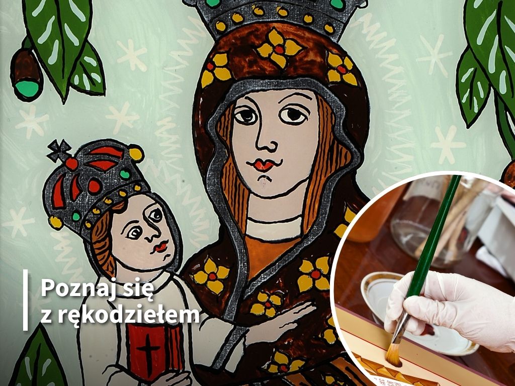 Malowanie na szkle – warsztaty z Franciszką i Zygmuntem Kędzierskimi