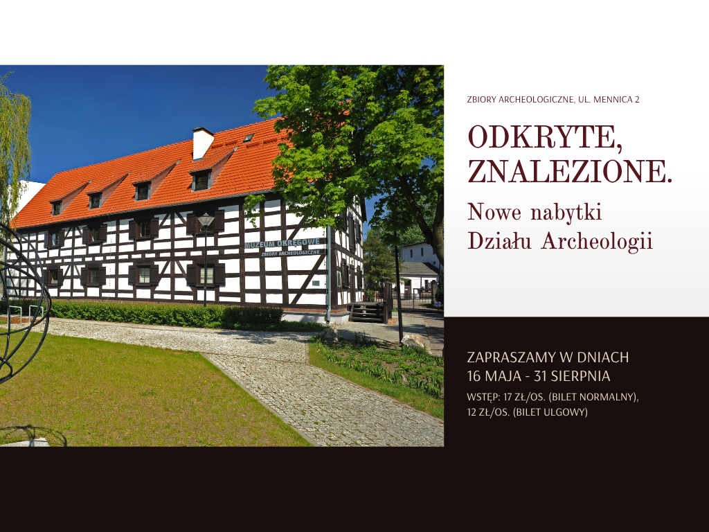 Odkryte, znalezione. Nowe nabytki Działu Archeologii