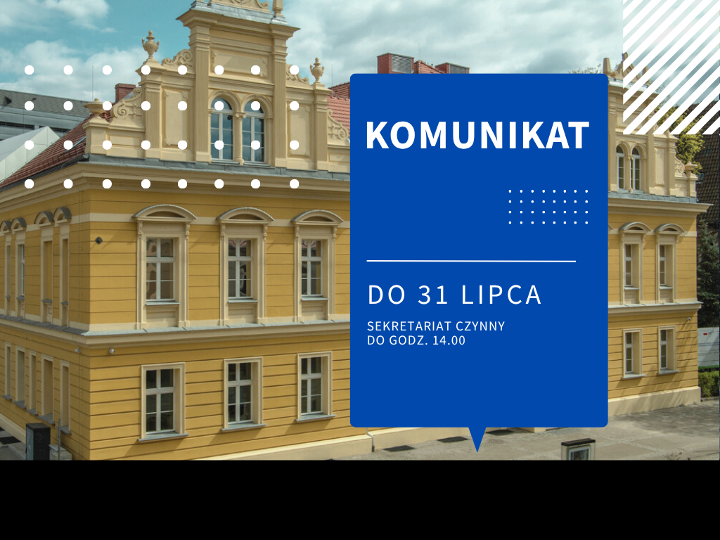 Sekretariat czynny do godz. 14:00